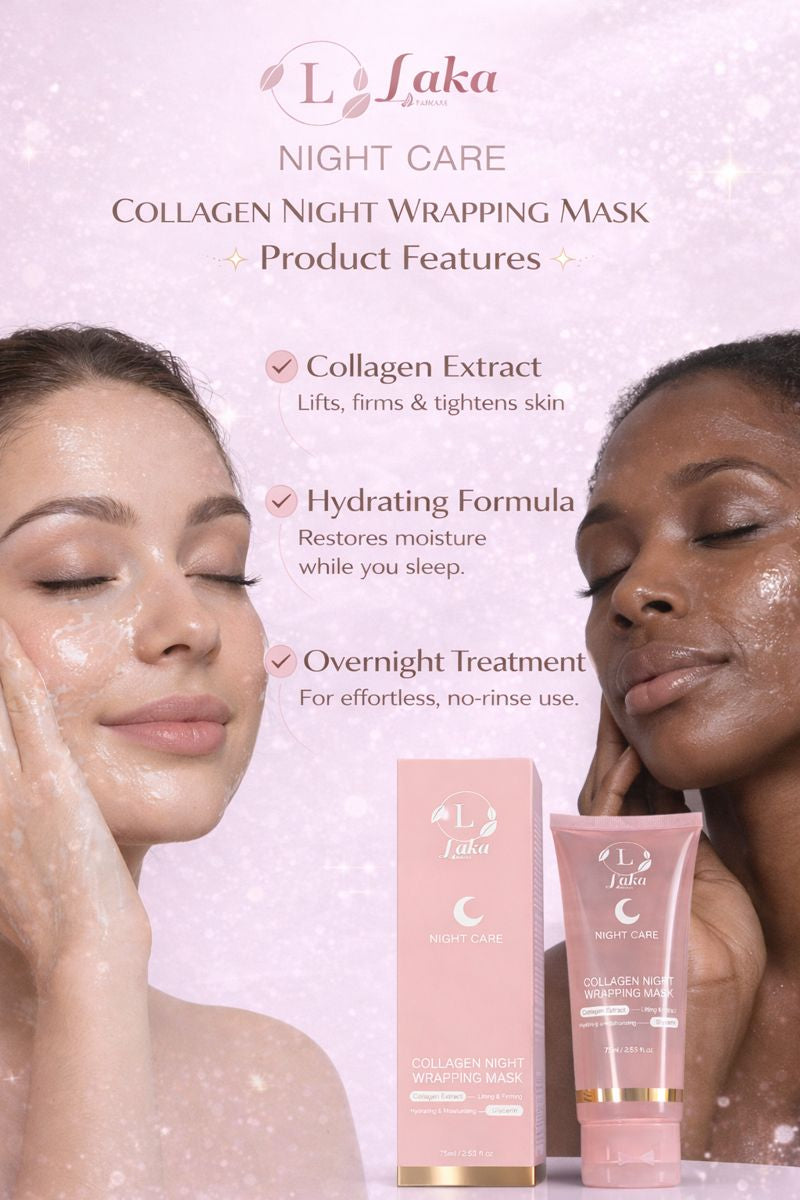 Collagen Night Wrapping Peel Off Mask, Hydrolysed Collagen For Glowing Skin