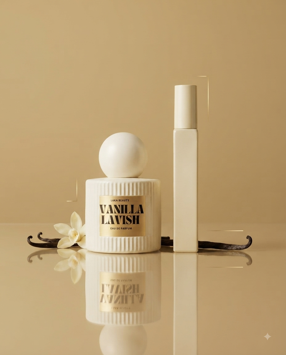 Vanilla Lavish EDP Set - 50ml Perfume & 10ml Refillable Travel Size