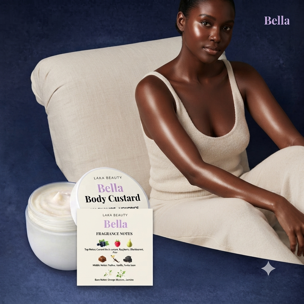 Bella Body Custard – Niacinamide, Liquorice Extract & Urea (300 g)