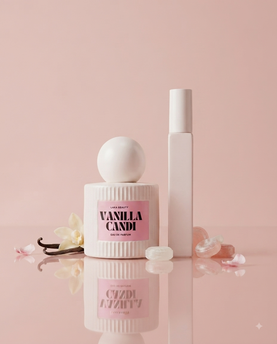 Vanilla Candi EDP - 50ml Perfume with 10ml Refillable Travel Size Set