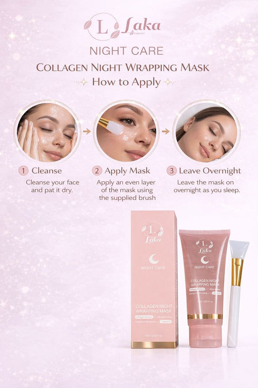 Collagen Night Wrapping Peel Off Mask, Hydrolysed Collagen For Glowing Skin