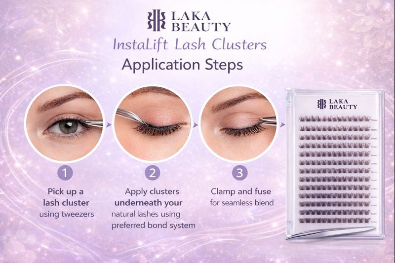 InstaLift Cluster Lash Set (10mm–16mm)