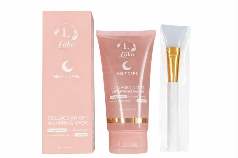 Collagen Night Wrapping Peel Off Mask, Hydrolysed Collagen For Glowing Skin