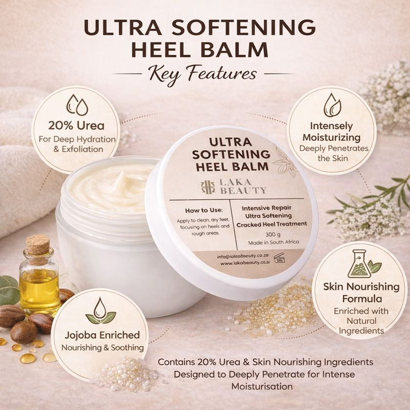 300g Softening Heel Balm with Urea-Intensive Repair for Cracked, Dry Heels