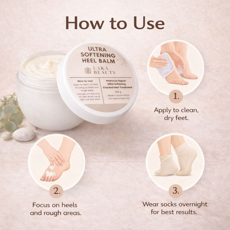 300g Softening Heel Balm with Urea-Intensive Repair for Cracked, Dry Heels