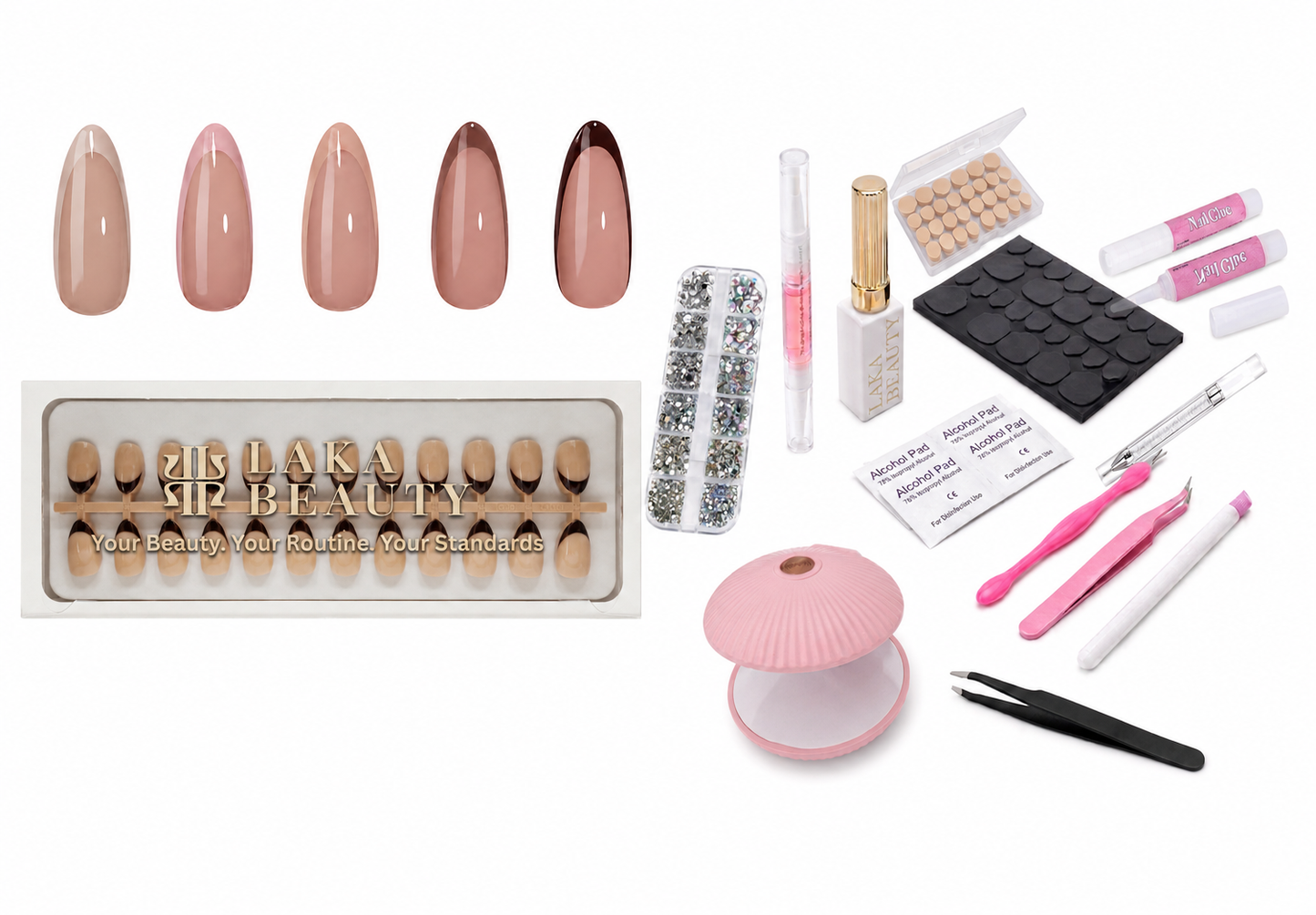 French Press-On Nails Collection