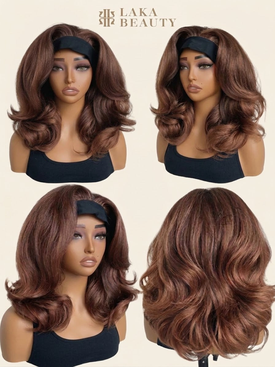 Tisha Headband Wig - Yaki Texture Premium Synthetic Fiber
