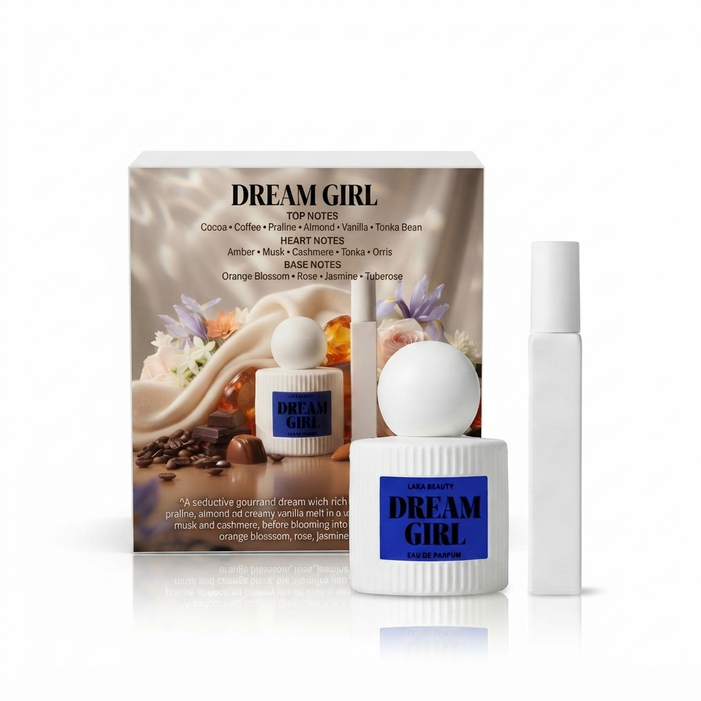 Dream Girl EDP Set - 50ml Perfume with 10ml Refillable Travel Size