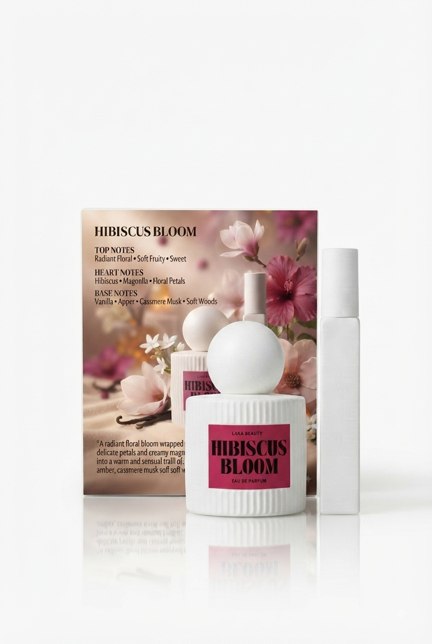 Hibiscus Bloom EDP (50ml) & Refillable Travel Size (10ml Set)