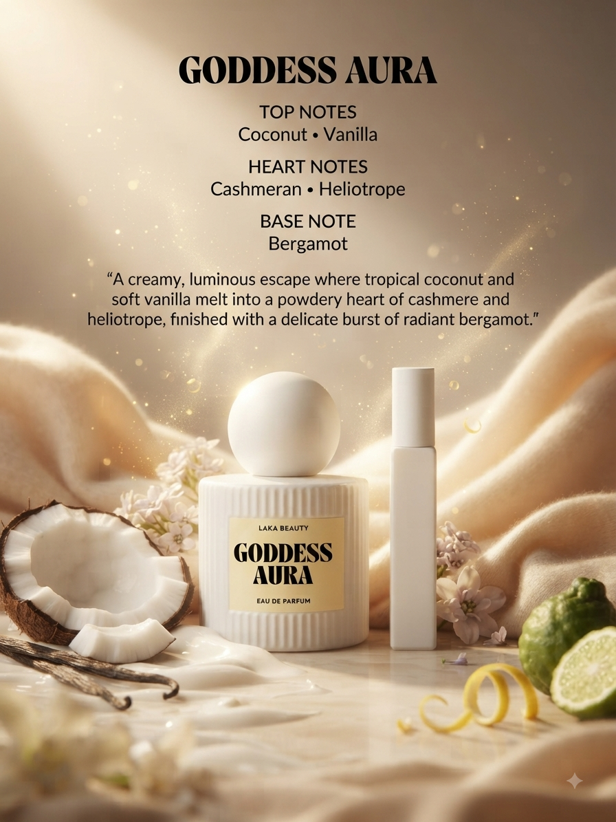 Goddess Aura EDP Set - 50ml Perfume & 10ml Refillable Travel Size
